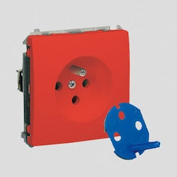 Kontakt-simon Single Socket Data U 16A IP20 Power Key Red Bmgd1.01/22 Kontakt-simon Single Socket Data U 16A IP20 Power Key Red Bmgd1.01/22