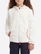 Kinderstrickjacke Fleece Weiß Maya Ii