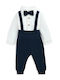 Mamas & Papas Babystrampler Langärmliges Blue, White