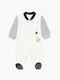 Pretty Baby Baby Bodysuit Velvet Anthracite-cream