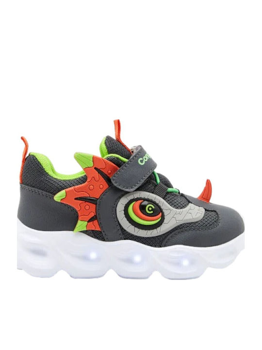 Conguitos Παιδικά Sneakers με Σκρατς Γκρι