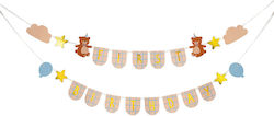Banner "first Birthday" Teddy Bear