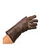 Women's Leather Gloves Brown