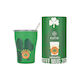 Estia Coffee Mug Save the Aegean Recyclable Thermos Glass Stainless Steel BPA Free 350ml Panathinaikos BC Edition with Straw