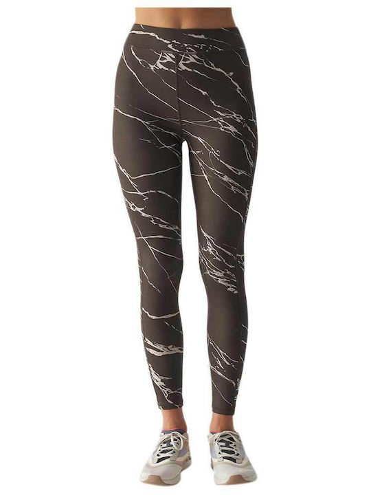 4F Frauen Leggings Braun