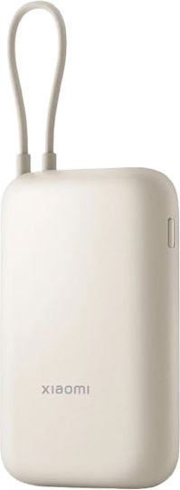 Xiaomi BHR9072GL Integrated Type-C Power Bank 10000mAh 22.5W με Θύρα USB-A και Θύρα USB-C Μπεζ