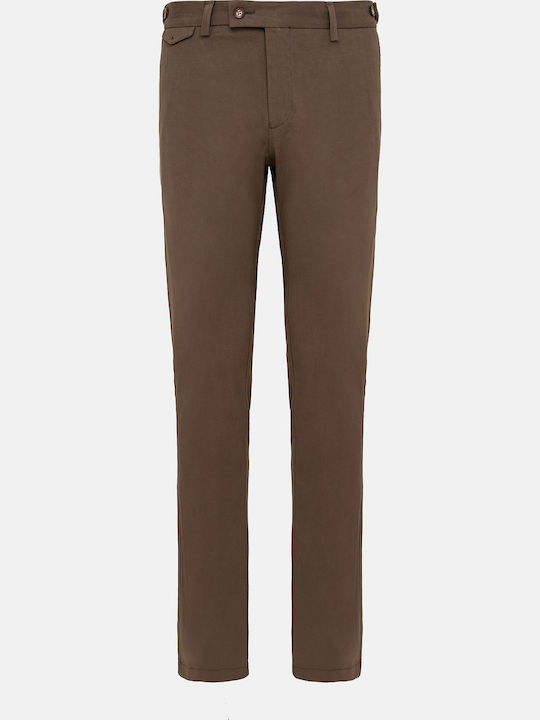 Monte Napoleone Trousers Chino Brown