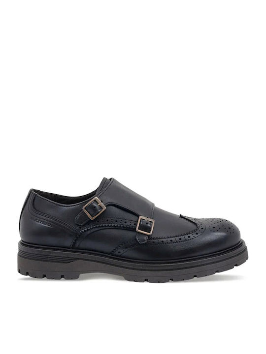 Men's Leather Moccasins Black