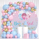 Composition with 106 Balloons Latex Gender Reveal
