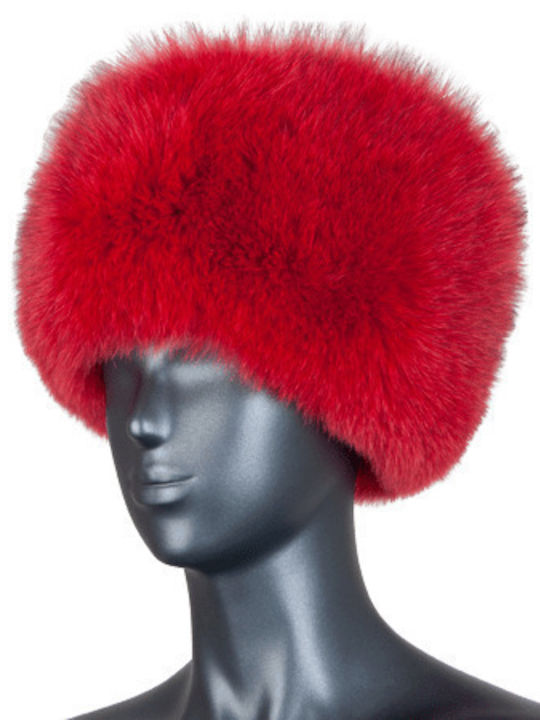 MRDline Furry Women's Hat Red