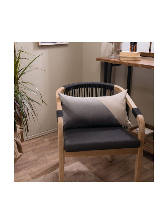 Teoran Decorative Pillow Case Minus Velvet 30x60cm