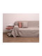 Viopros Three-Seater Sofa Throw Chenille 180x280cm Linen
