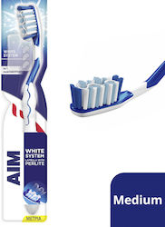 AIM White System με Perlite Οδοντόβουρτσα Mediu...