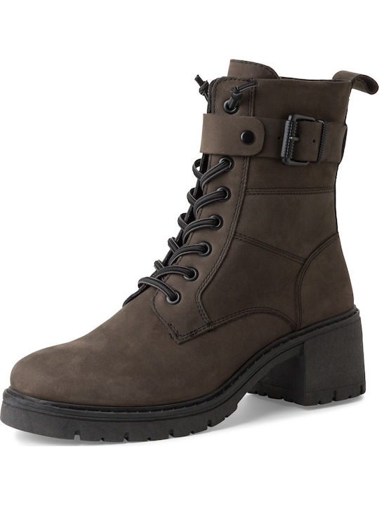 Marco Tozzi Leather Women's Ankle Boots with Me...