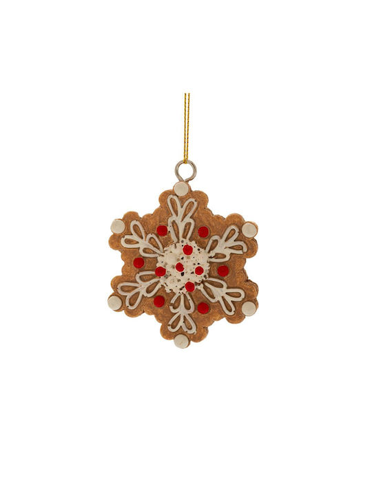 Gingerbread Hanging Flakes 6x8cm