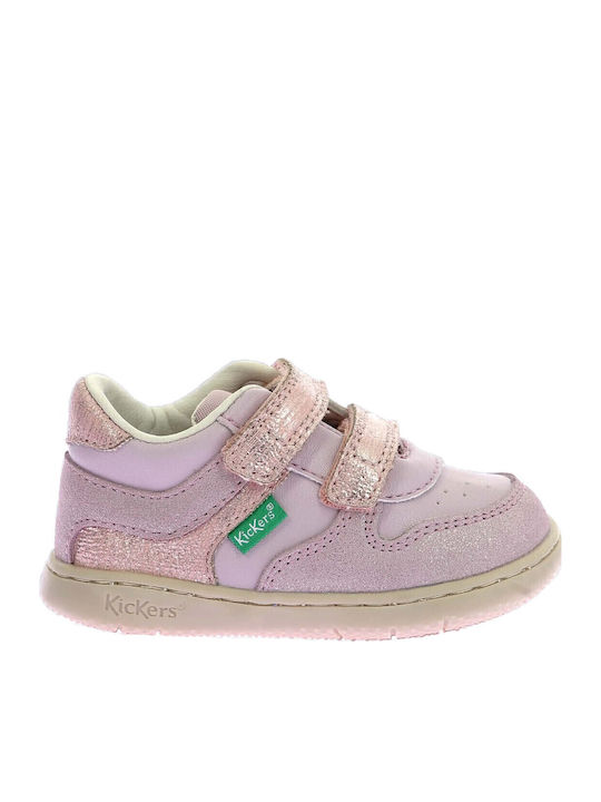 Παιδικά Sneakers Ανατομικά με Σκρατς Μωβ