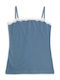 Women's T-Shirt with Spaghetti Strap Blue