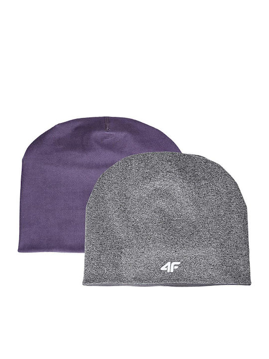 Functional Beanie Γυναικείος Σκούφος Πλεκτός σε Γκρι χρώμα