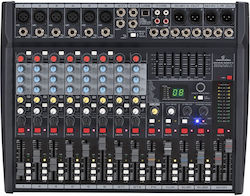 Soundsation ALCHEMIX-602UFX Consolă Analogică 10 Canale cu Putere fantomă & 6 Intrări XLR