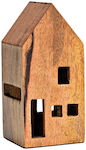 Christmas Decorative Wooden House 16x7x7cm.