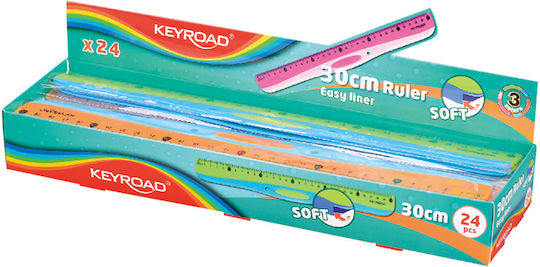 Keyroad Σετ 24 Γεωμετρικά Όργανα Πλαστικά