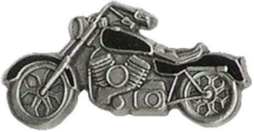 Insignă motocicletă din metal negru