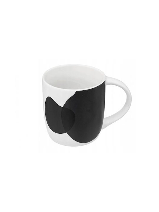Olme Bw Mug Ceramic 350 Ml 8.5x 9.2 Cm