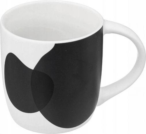 Olme Bw Mug Ceramic 350 Ml 8.5x 9.2 Cm