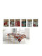 ArteLibre Weihnachtlich Tischtuch L140xB180cm. (Μverschiedene Designs/Farben)
