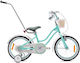 16-inch Heart Bike Girls Mint Green