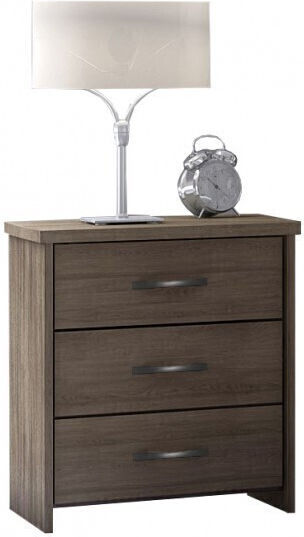 Number 2 Wooden Brown Bedside Table 48x36x53cm