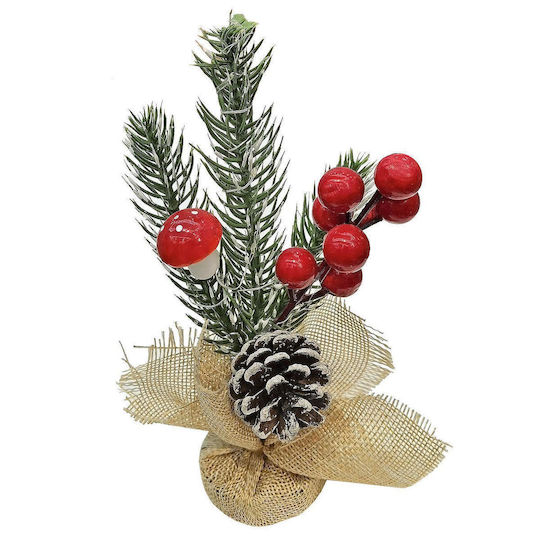 XMASfest Χριστουγεννιάτικο Διακοσμητικό Γκι Μήκους 19εκ.