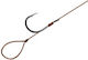 Delphin Proxi Loop Feeder Rig 6 Pcs Set Length 8 Cm Thickness 0.10 Mm Hook Size 8