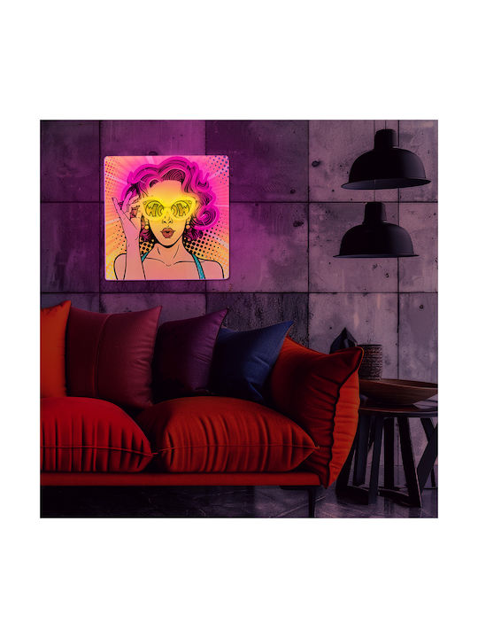 Forever Light Neon Διακοσμητικό Φωτιστικό LED Φιγούρα 33x2.5x33εκ.
