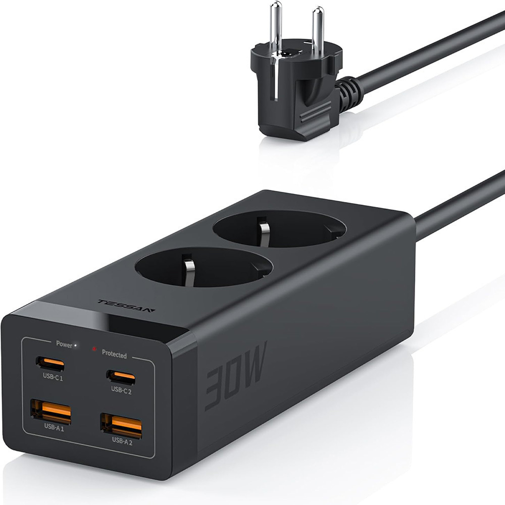 TESSAN power strip TS-FS01DE00