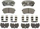 Plăcuțe de frână Hyundai Accent III Sedan MC Ate 13046057802