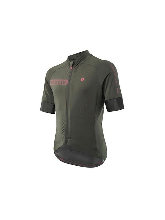 Radvik Kids' Short Sleeves Cycling Jersey Black