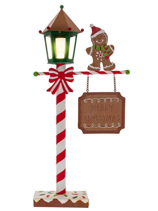 Iliadis Illuminated Christmas Metal Figure Mailbox Height 51cm