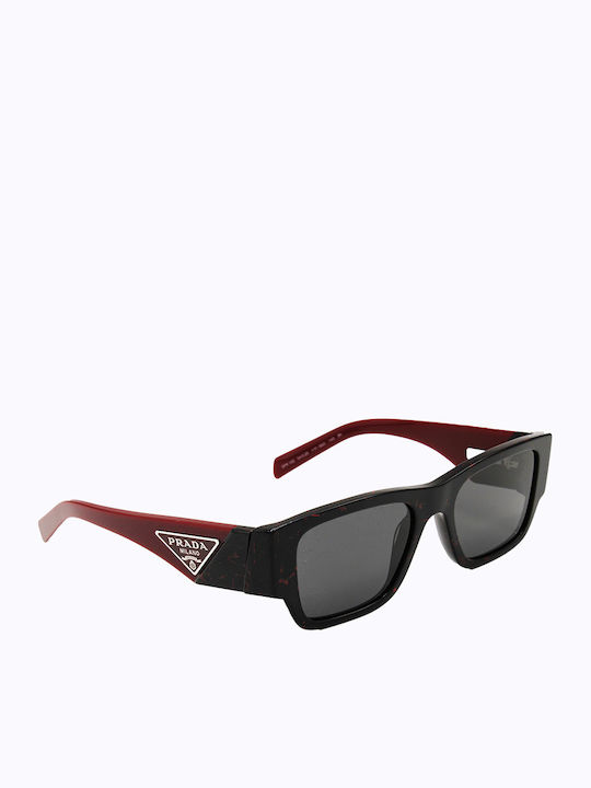 Prada Unisex Γυαλιά Ηλίου με Καφέ Ταρταρούγα Κοκκάλινο Σκελετό και Γκρι Φακό PRSPR10 11F5S0