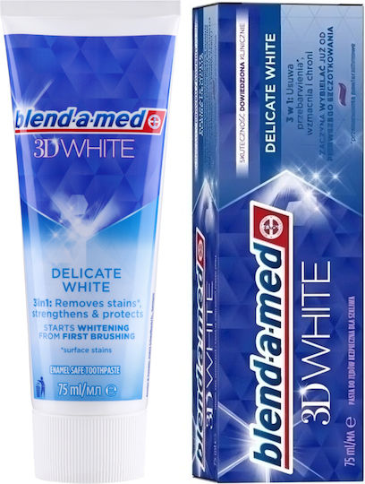Blend-a-med Toothpaste 75ml 3d Delicate White