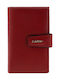 Large Leather Women's Wallet with RFID Burgundy