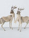 MSA Christmas Plastic Figure Reindeer Beige Height 42cm