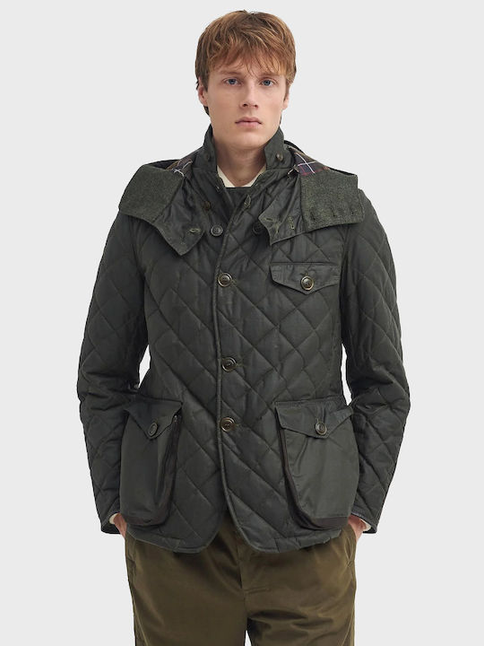 Barbour Jacket Puffer Olive