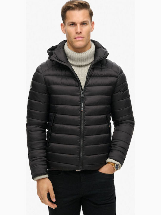 Superdry Fuji Sport Jacket Puffer Black