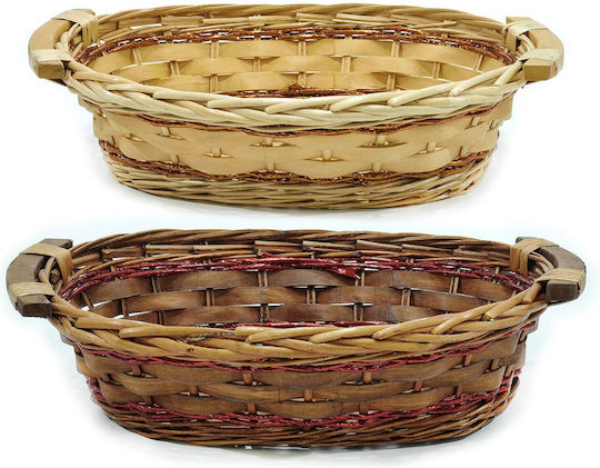 ArteLibre Διακοσμητικό Καλάθι Ψάθινο 38x28εκ.