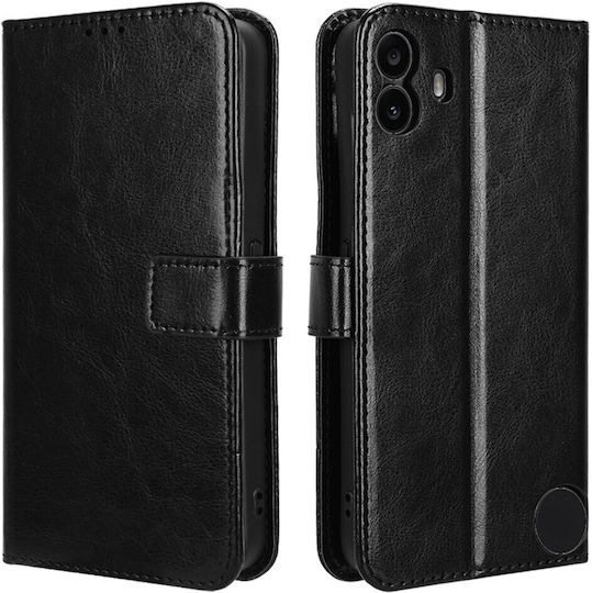 Wallet Δερματίνης / Πλαστικό / Σιλικόνης Μαύρο (Nothing CMF Phone 1)