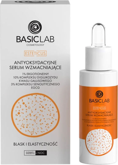 BasicLab Serum Hidratare pentru Față pentru Detoxifiere și Strălucire 30ml