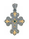 Byzantinisch Kreuz aus Vergoldetem Silber