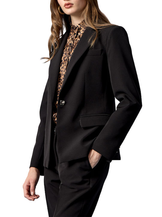 Passager Women's Waisted Blazer Black