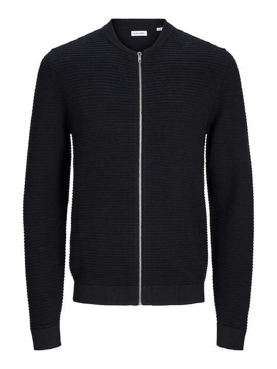 Jack & Jones Men's Knitted Cardigan Black